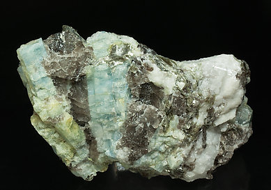 Beryl with Quartz, Orthoclase and Muscovite.