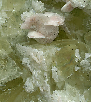 Fluorite with Baryte and Quartz. 