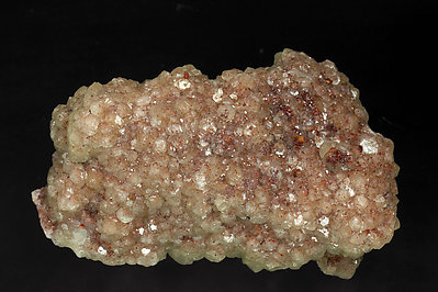 Smithsonite with Cuprite inclusions. Side
