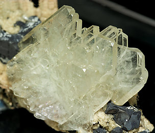 Baryte with Galena, Siderite and Pyrite. 