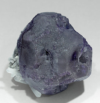 Fluorite with Quartz. Rear