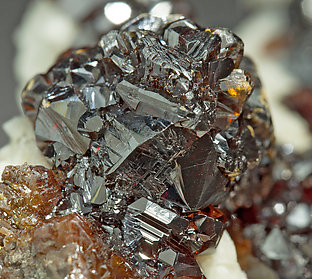 Sphalerite with Dolomite and Siderite. 