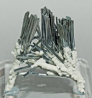 Stibnite with Calcite.