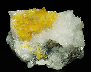 Baryte with Calcite.