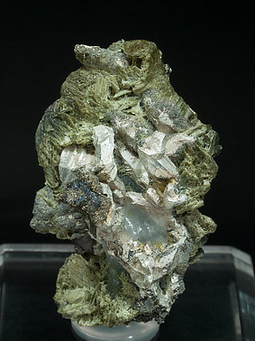 Silver with Actinolite.