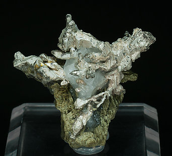 Silver with Actinolite. 