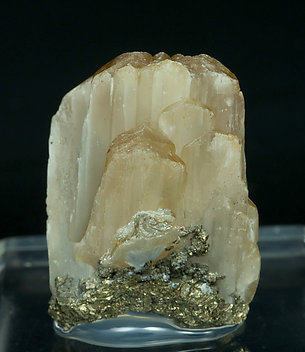 Valentinite with Pyrite. Rear