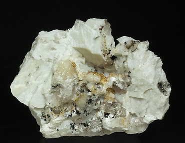 Bavenite with Chabazite, chlorite and Microcline. 