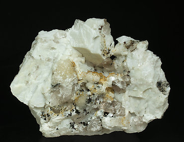 Bavenite with Chabazite, chlorite and Microcline. 