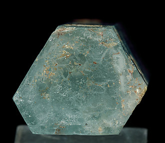 Beryl (variety aquamarine). Bottom