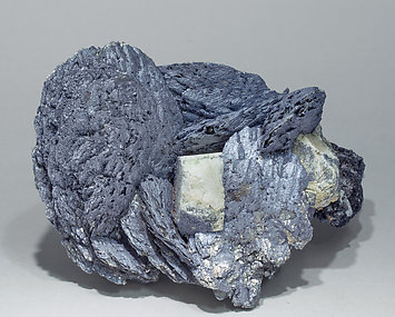 Lllingite with Molybdenite, Scheelite and Magnetite. Side