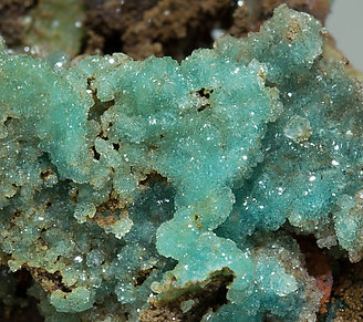 Adamite (variety cuprian). 