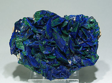 Azurite with Malachite.