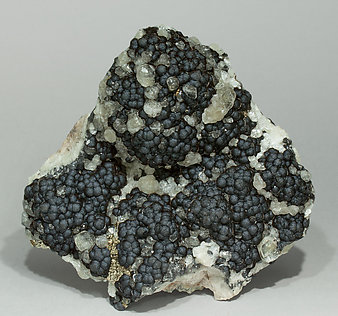 Goethite with Calcite and Pyrite.