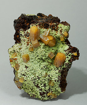 Wulfenite with Mimetite.