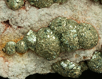 Pyrite on Dolomite. 