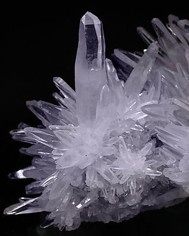 Quartz (variety amethyst). 