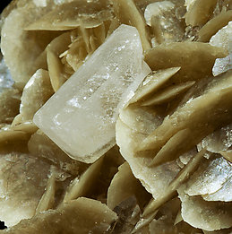 Siderite with Quartz and Baryte. 