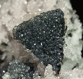 Tennantite with Smithsonite and Quartz. 