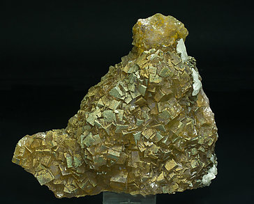 Fluorite with Pyrite and Calcite.