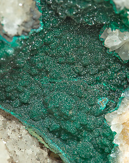 Pseudomalachite with Quartz. 