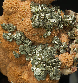 Pyrite with Baryte. 