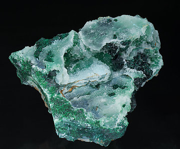 Clinoatacamite with Quartz. 