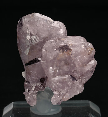 Fluorapatite with Tourmaline. Rear