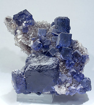 Fluorite with Quartz.