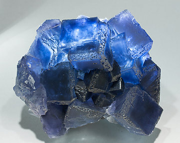 Fluorite. Light behind