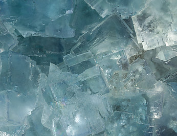 Fluorite with Quartz. 