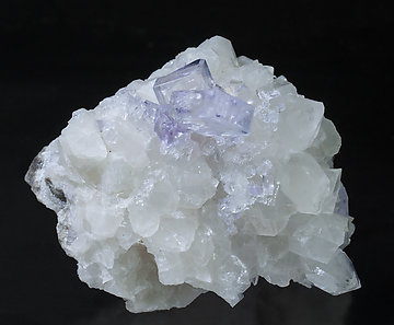 Fluorite with Quartz.