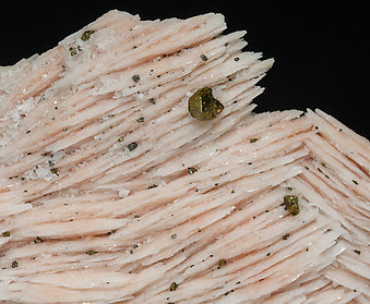 Baryte with Chalcopyrite. 