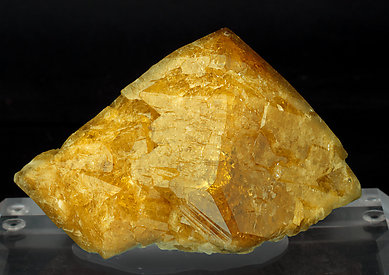 Scheelite with Calcite. Rear