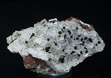 Mottramite with Calcite.