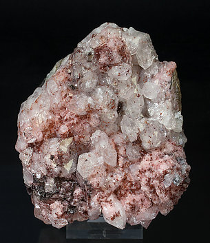 Rhodochrosite with Quartz. 