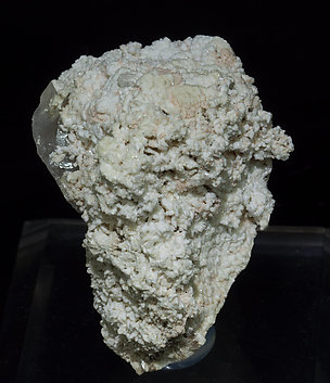 Stokesite with Albite, Microcline, smoky Quartz and Muscovite. 