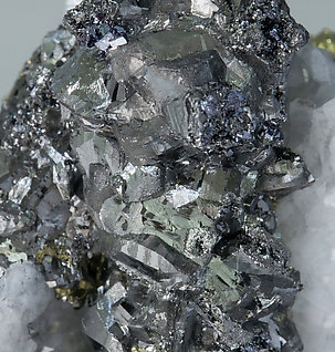 Tennantite with Quartz and Chalcopyrite. 