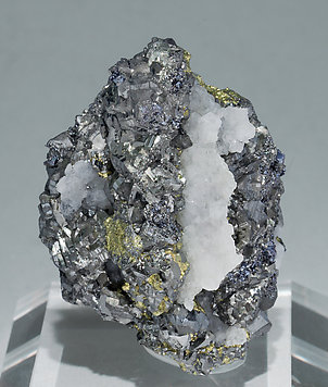 Tennantite with Quartz and Chalcopyrite.