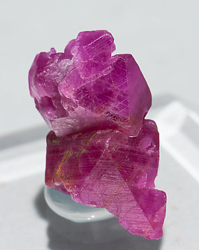 Corundum (variety ruby). Side