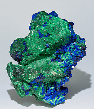 Malachite after Azurite. Front