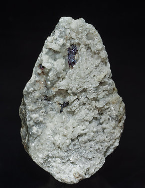 Pyrargyrite with Calcite. 