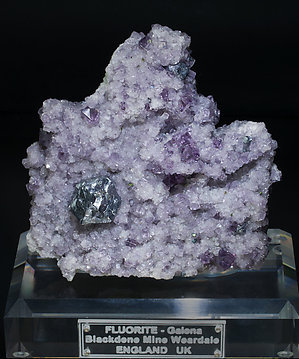 Fluorite with Galena. 