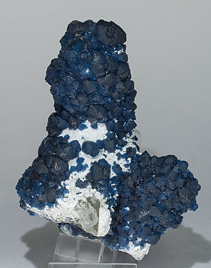 Fluorite with Quartz. Rear