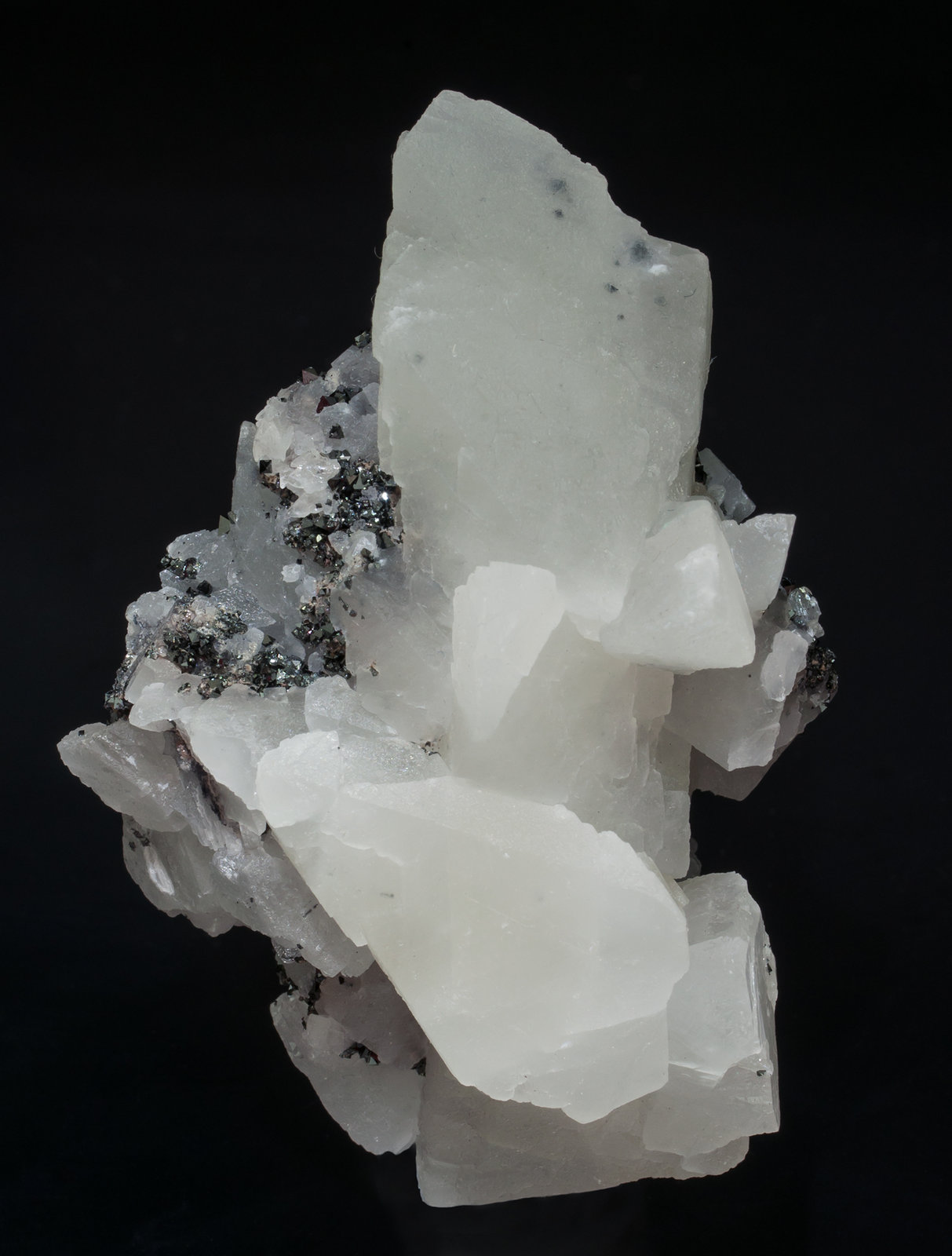 Jacobsite with Calcite and Andradite N'Chwaning III Mine, N'Chwaning