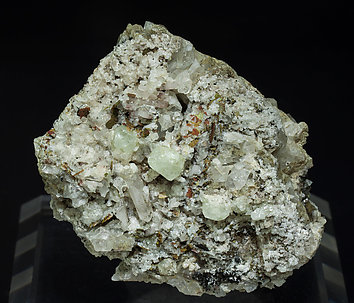 Scheelite with Wollastonite, Epidote and Amphibole.