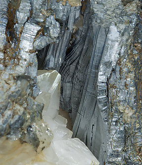 Stibnite with Quartz. 